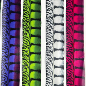 Vente en gros de plumes de faisan Lady Amherst artificielles teintées 24 pouces pour Noël/plumes de carnaval/chapeaux/robes/vêtements/fabrication de bricolage - Product Image 3