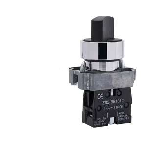 Interruptores selectores rotativos de contacto de cobre autoblocantes o autorreinicio de 2 o <span class=keywords><strong>3</strong></span> posiciones NO y NC NO para equipos industriales - Product Image 1