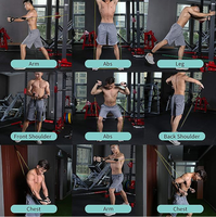 Lot de 11 bandes de résistance élastiques pour entraînement, tubes de fitness en caoutchouc, vente chaude