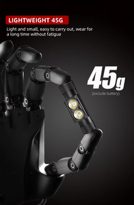 Linterna Frontal LED Recargable de Alta Potencia con Luz Roja de Seguridad, Portátil, para Exteriores, con Luz Azul, Verde y Amarilla - Product Image 6