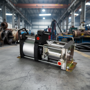 Pompa Pneumatica a Pistone ad Alta Pressione Shineeast 2:1 232PSI per CO2 O2 N2 H2 <span class=keywords><strong>He</strong></span> Ar - Sistema di Riempimento Gas OEM per Laboratori - Product Image 4