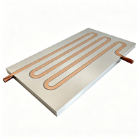 Plaque de refroidissement liquide en aluminium et cuivre sur mesure à prix d'usine, plaque froide en aluminium, plaque de refroidissement par eau pour la gestion thermique