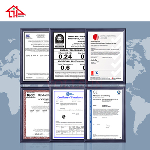 Cửa gấp Hợp kim nhôm cách âm bên ngoài hiện đại với cách nhiệt và chống thấm cho môi trường yên tĩnh và riêng tư - Product Image 5