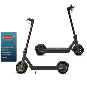 Scooter eléctrico de movilidad para adultos impermeable de 40km de largo alcance con neumático de 10 pulgadas