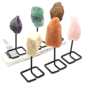 Wholesale Exquisite Handcrafted Gemstone Gift Rock Crystal Mineral Gift specimen stand ornament