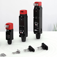 Interrupteur de sécurité pour porte, verrouillage électromagnétique à déverrouillage par alimentation avec indicateur d'état LED pour équipement d'automatisation CNC