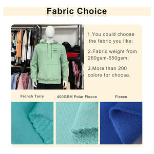 Sudadera con capucha clásica con cordón y hombros caídos para hombre, parches bordados personalizados de algodón y poliéster de Color sólido, impresión al por mayor - Product Image 3