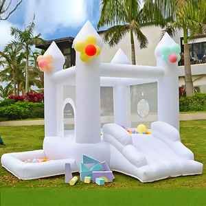 Château gonflable personnalisé pour enfants, plusieurs couleurs disponibles, structure de saut commerciale pour fêtes et aires de jeux - Product Image 2