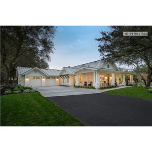 Coastal Style <b>Light</b> Steel Frame Villa HG-V17061760A With <b>Pool</b> Deck And Balcony For Residential Use - Product Image 4
