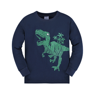 Conjunto de pijamas de algodón para niños, ropa infantil de dibujos animados, azul, precio de fábrica - Product Image 2