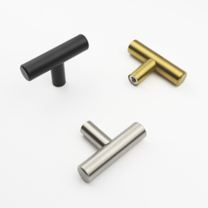Modern Minimalist T-Shaped Stainless Steel Cabinet Handle for Kitchen Dresser Bedroom <b>Drawers</b>-Durable Furniture Hardware - Product Image 4