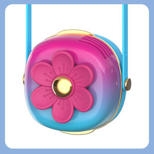 Ventilador de cuello portátil para niños Mini ventilador de mano lindo USB recargable Personal sin aspas 3 velocidades ventilador de refrigeración portátil para niños y niñas - Product Image 6