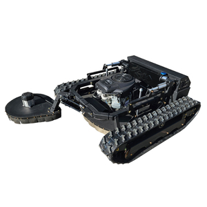 <span class=keywords><strong>Tondeuse</strong></span> à gazon montée sur chenilles sans fil à télécommande, haute efficacité, bricolage - Product Image 4