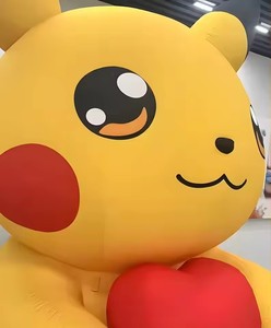 Ballon gonflable <span class=keywords><strong>Pikachu</strong></span> en PVC personnalisé pour événements, livraison gratuite, motif dessin animé mignon, imperméable, couleur personnalisée - Product Image 5