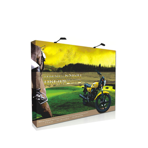 Giá Tốt Nhất 10ft Polyester Vòng Pop Up Hiển Thị Thẳng Backdrop Bước Và Lặp Lại Biểu Ngữ Đứng Với Biểu Tượng Tùy Chỉnh - Product Image 2