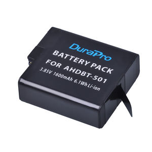Batería de 1600mAh para GoPro Hero 5 Hero5, Hero 6 <span class=keywords><strong>Hero6</strong></span>, Hero 7 Hero7, Cámara Deportiva, AHDBT501, 2 uds., 1 unidad, 1 unidad, 2 unidades - Product Image 2