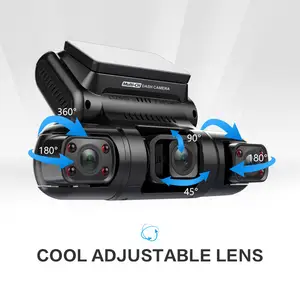Aoedi Ad362 4 Kanaals Auto Video Recorder Dashcam Wifi Auto Elektronica 1080P Hd Auto Dvr 3 Lens Dashcam Met Gps Volgsysteem