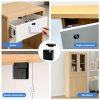 Serrure de meuble antivol RFID Tuya Smart Home pour armoire, tiroir et placard, sécurisée, sans clé, dissimulée et invisible
