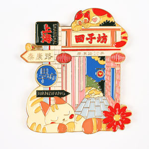 Aimants de réfrigérateur en métal 3D personnalisés de haute qualité, souvenirs de voyage personnalisés, réutilisables et élégants, le meilleur choix pour les cadeaux d'anniversaire - Product Image 6