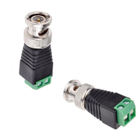 Connecteurs vidéo BNC mâles de haute qualité SWALLOWTECH, sans soudure, durables, avec broches en laiton pour système de caméra CCTV 12V 2A