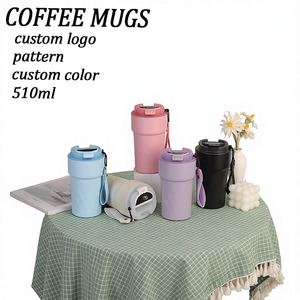 <span class=keywords><strong>Mug</strong></span> à café intelligent en acier inoxydable à double paroi de 510 ml avec logo <span class=keywords><strong>personnalisé</strong></span>, affichage LED de la température, tasse thermique isolée sous vide – Vente en gros - Product Image 1