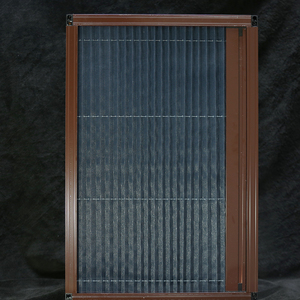 Puerta retráctil plisada de fibra de vidrio con marco de aluminio de diseño moderno para ventanas correderas Material de red de poliéster para uso doméstico - Product Image 3