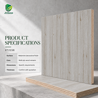 Contreplaqué plaqué chêne blanc Jinbase XT2238, qualité E0, 1220x2440mm, feuilles de placage de bois, panneaux de contreplaqué plaqué.