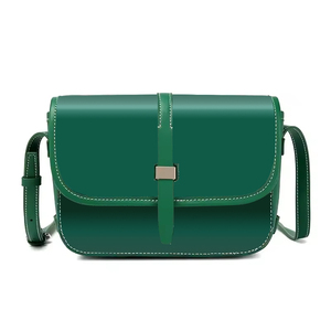 Trendige Vintage Unisex Luxus PU Umhängetasche Monogramm Satteltasche mit Charakteristischem Chevron-Muster Tragbar - Product Image 6