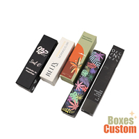 Boîte à rouge à lèvres colorée à faible MOQ, boîte en papier pour gloss et rouge à lèvres faits main, boîtes en papier personnalisées pour maquillage