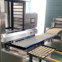 Machine de moulage rotatif automatique à bas prix pour l'industrie des biscuits, machine de fabrication de biscuits, machine de fabrication de pâtisserie aux pêches