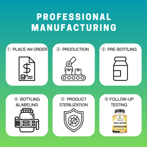 Rumput laut organik, rak pisau, dan kapsul akar Burdock-1200mg rumput laut - Product Image 5