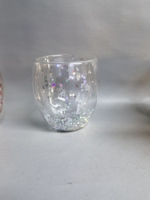 Verre à double paroi de nouvelle conception avec décoration intérieure