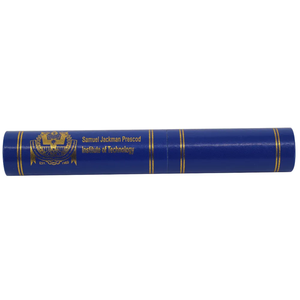 Tubos para Diplomas con Logotipo Personalizado, Color Azul Marino, para Graduación - Product Image 4