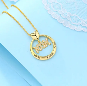 Collar con Colgante de Nombre en Hebreo Personalizado, Acero Inoxidable 316L, Letras en <span class=keywords><strong>Escritura</strong></span> Hebreo, Chapado en Oro de 18K - Product Image 5