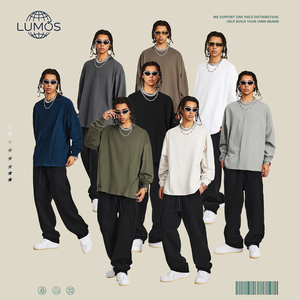 Camiseta Deportiva Básica de Manga Larga para Hombre, Corte Holgado, Tejido SORONA 5A Antibacterial, Funcional, Cómoda y Personalizable - Product Image 1