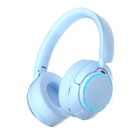 Casque sans fil Bluetooth supra-auriculaire ANC d'usine OEM, écouteurs de jeu, casques avec son stéréo haute fidélité