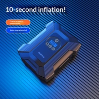 Portable Electric Car Tire Inflator With Digital Display And Tire Pressure Gauge 12v For Cars Motorcycles & Bicycles