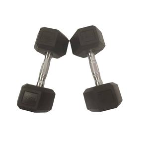 <span class=keywords><strong>Mancuernas</strong></span> Hexagonales Rectas de Goma Negra y Blanca, Juego de Pesas Libres para Gimnasio, 45, 70, 80, 5-100 Libras, 2.5, <span class=keywords><strong>7.5</strong></span> <span class=keywords><strong>kg</strong></span>, Producto Moldeado - Product Image 6