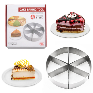 Wholesale 6-Piece Dessert Ring Triangle Cookie Cutter Stainless Steel <b>Cake</b> Mousse <b>Mold</b> for Salads Pastries Baking - Product Image 3