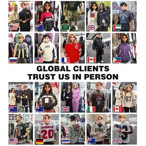 Sudadera con Capucha <span class=keywords><strong>Ninja</strong></span> para Hombre, Diseño Personalizado con Estampado Gráfico, Estilo Punk Urbano, Adornada con Pedrería, de Fábrica de Ropa Urbana para Hombre - Product Image 4