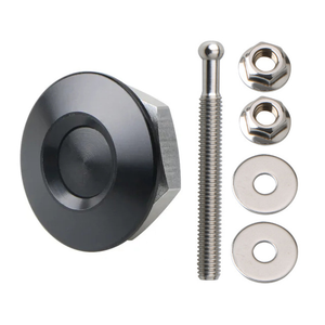 YH3695 Pasadores Universales para Vehículos, Clip de Bloqueo de Matrícula de Liberación Rápida, Kit de Botón de Apertura de Capó, Cierre Rápido de Aleación de Aluminio - Product Image 4