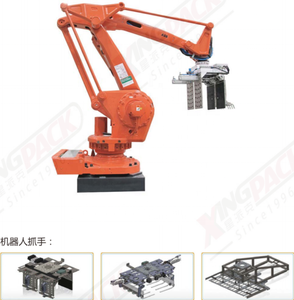 Sistema de Paletización Robótica, Pinza Lateral, Valla de Seguridad, Placa Base, Control Eléctrico PLC para Embalaje de Papel, Operación Automática Fácil - Product Image 2