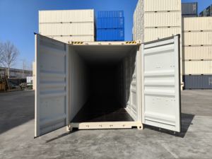 Contenedor Seco Certificado Rayfore de 40 pies de Alta Calidad, 40HC High Cube, Lateral Abierto, 4 Puertas Laterales, Capacidad de 76.4 m³, Material SPA-H - Product Image 4