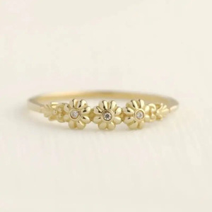 Anello Margherita Girasole da Donna, Ispirato alla Natura Floreale, Accessorio Moda per Uso Quotidiano - Product Image 3