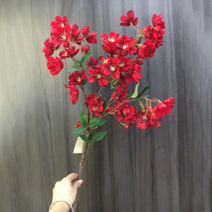 Fleur artificielle en soie 2024, grande <span class=keywords><strong>myrte</strong></span> décorative pour Pâques et la Saint-Valentin - Toucher naturel, longue durée, 3-5 ans - Product Image 2