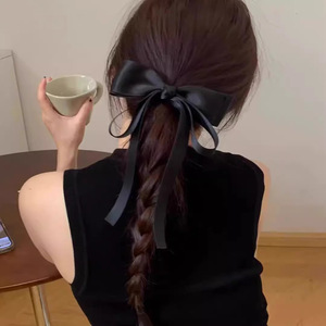 Braided Wig High Ponytail Dark Brown Double Braid <b>Clip</b> In Wig For Women Spring Style - Product Image 3