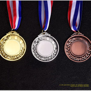 Trofei di fabbrica JINZUN medaglie placche commercio all'ingrosso personalizzato lamina d'oro medaglie Logo personalizzato lega di zinco OEM/ODM medaglia premi - Product Image 3