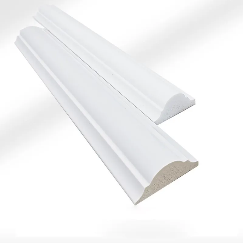waterproof White skirting board wall lines PS decorative lines PS frame for wall decoration