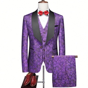 Costume 3 pièces slim fit à carreaux <span class=keywords><strong>pour</strong></span> <span class=keywords><strong>homme</strong></span> 2026 – Ensemble blazer et pantalon décontracté chic <span class=keywords><strong>pour</strong></span> <span class=keywords><strong>mariage</strong></span>, bal de promo, bureau et soirées - Product Image 1