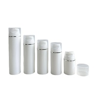 Bouteille Airless PP à paroi unique de 30ml/50ml/100ml/120ml/150ml/200ml avec pompe à lotion
